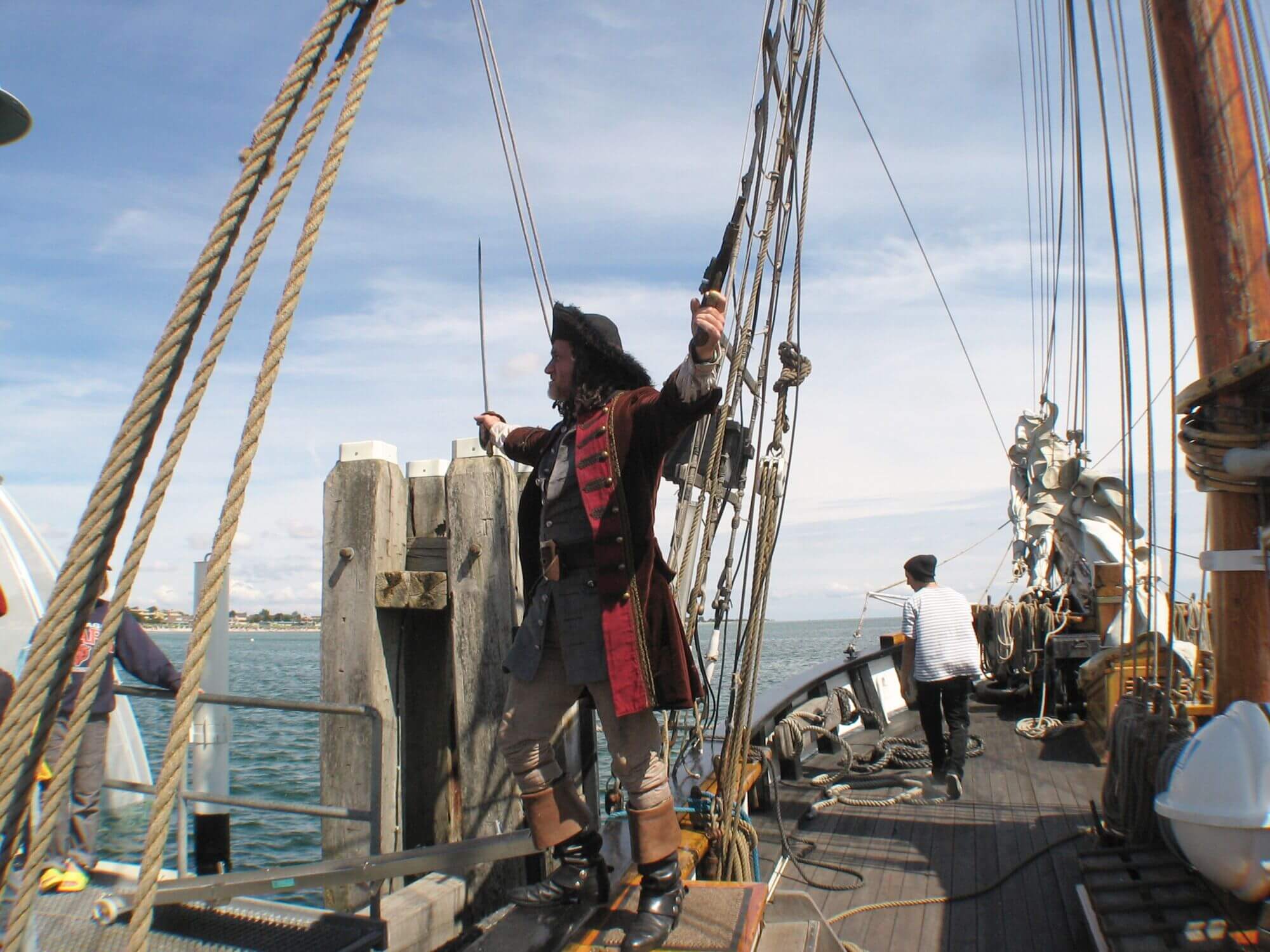 Pirat auf Segelschiff